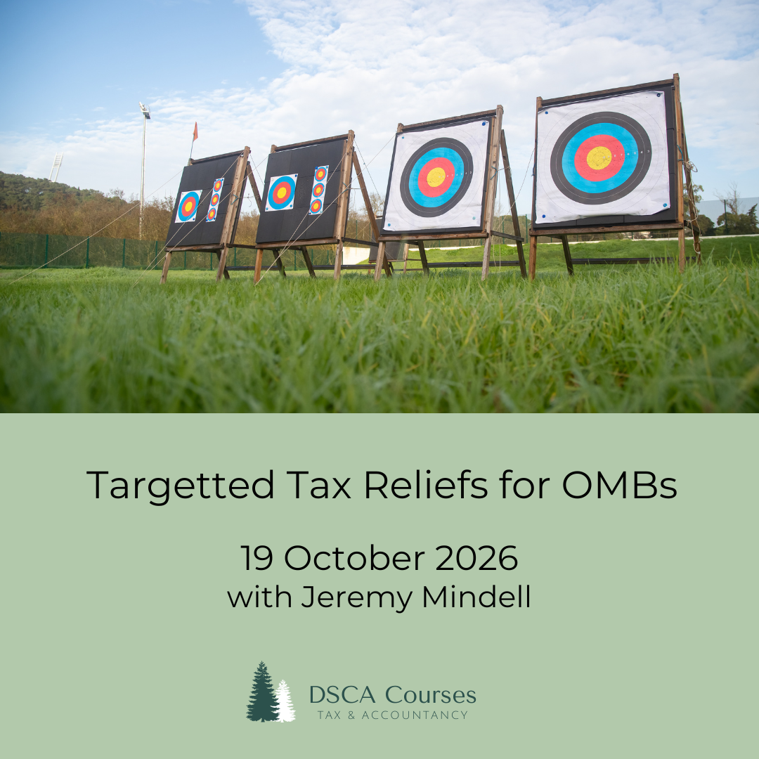 Targetted Tax Reliefs For OMB’s 19 October 2026