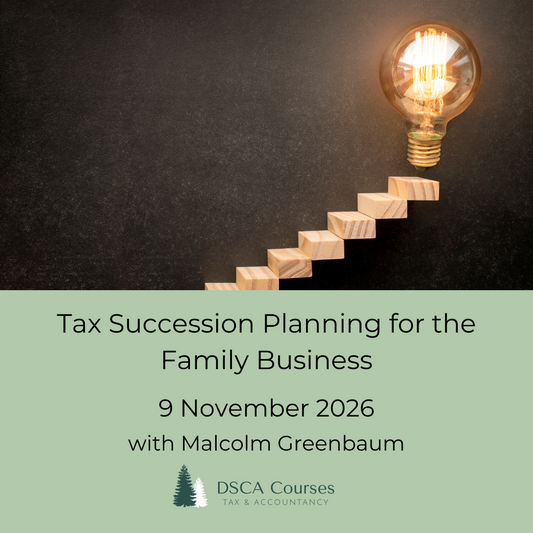 Tax Succession Planning For The Family Business 09 November 2026