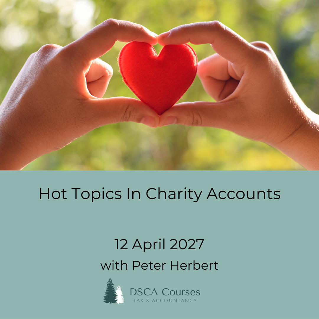Hot Topics in Charity Accounts 12 April 2027